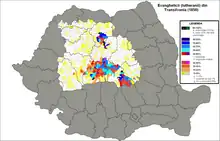 Evanghelicii luterani în Transilvania (la 1850)