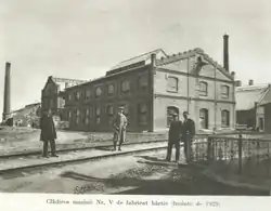 Clădirea mașinii nr. V de fabricat hârtie (înainte de 1929)