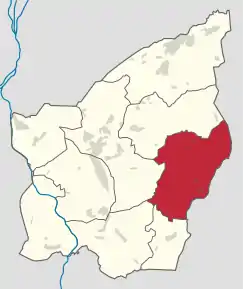 Poziția localității Faetano