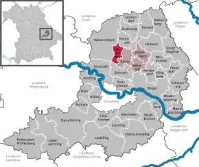 Poziția localității Falkenfels