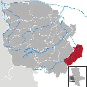 Poziția localității Falkenstein/Harz