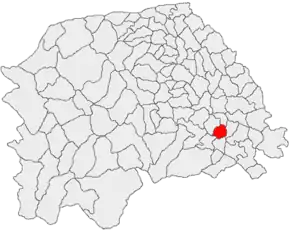 Poziția localității Fălticeni