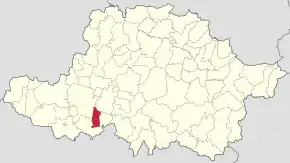 Localizare în cadrul județului