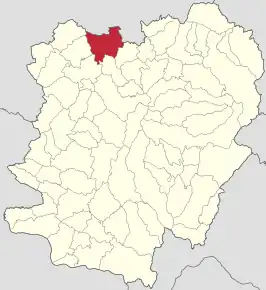 Poziția localității Dezești