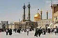 Moscheea lui Fatima Masumeh, Qum, Iran.
