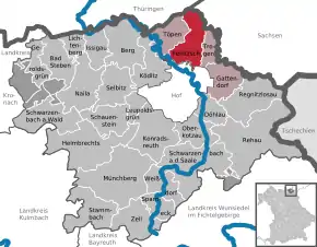 Poziția localității Feilitzsch