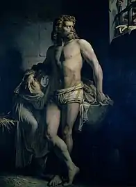 Un gal și fiica lui întemnițați la Roma (1847)