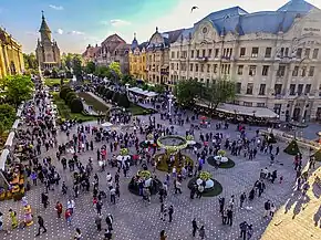 Piața Victoriei din Timișoara