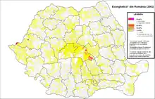 Evanghelicii luterani din România (în 2002)