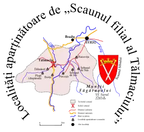 „Scaunul filial al Tălmaciului” în secolul al XV-lea