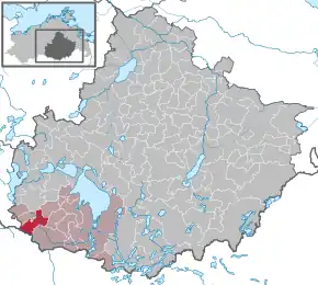 Poziția localității Fincken