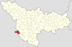 Poziția localității Foeni