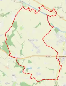 Poziția localității Francarville