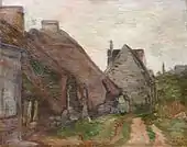 Les Chaumes du gré à Auvers sur Oise ("Arbuști în Auvers-sur-Oise"), ca. 1890