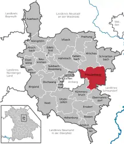 Poziția localității Freudenberg