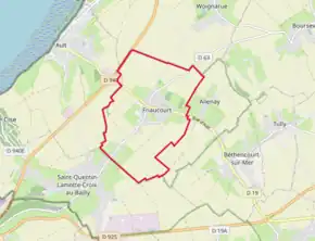 Poziția localității Friaucourt