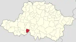 Poziția localității Frumușeni