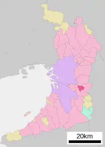 Poziția localității Fujiidera