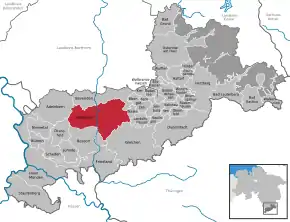 Poziția localității Göttingen