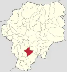 Localizare în cadrul județului