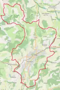 Poziția localității Gap