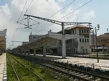 Gara de Nord din Timișoara - Vedere de pe peron