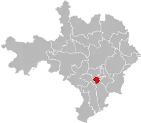 Poziția localității Cantonul Nîmes-4