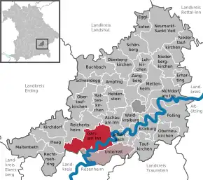 Poziția localității Gars am Inn