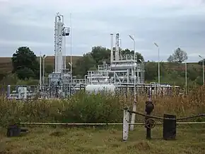 Depozit de înmagazinare a gazelor naturale aparținând Romgaz