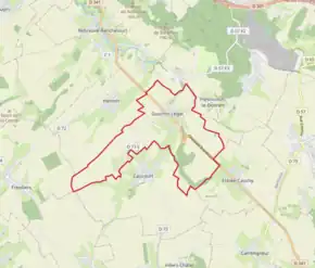 Poziția localității Gauchin-le-Gal