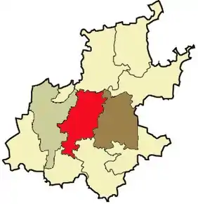 Poziția localității East Rand