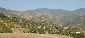 Vedere panoramică asupra satului Gega