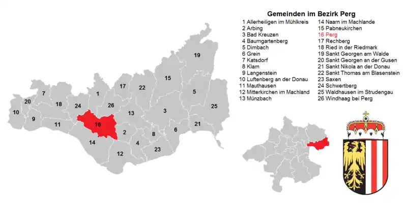 Comune în districtul Perg