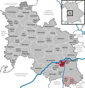 Poziția localității Genderkingen