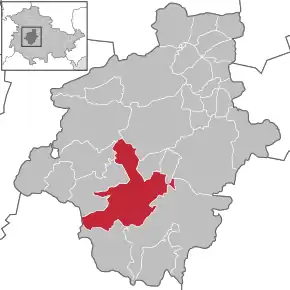 Poziția  Georgenthal pe harta districtului Gotha