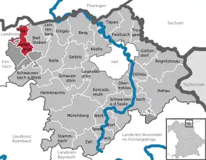 Poziția localității Geroldsgrün