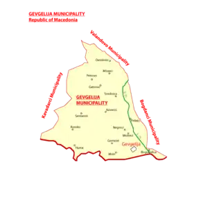 Harta detailată a comunei