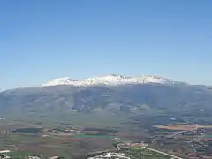 Muntele Hermon (2.224 m), cel mai înalt punct din Israel
