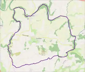 Poziția localității Gouézec