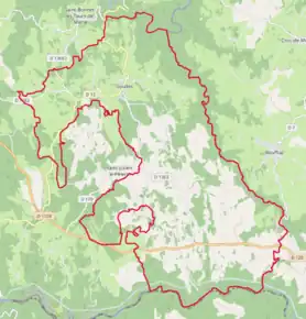 Poziția localității Goulles