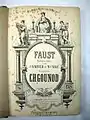 Charles Gounod  „Faust” (afiş de epocă)