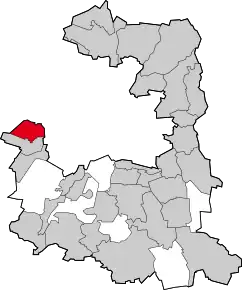 Poziția comunei Gräfelfing pe harta districtului München