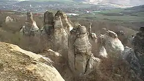 Gâlgău Almașului văzut de la Grădina Zmeilor