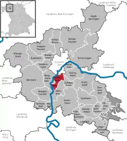 Poziția localității Grafenrheinfeld