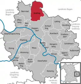 Poziția localității Grafling