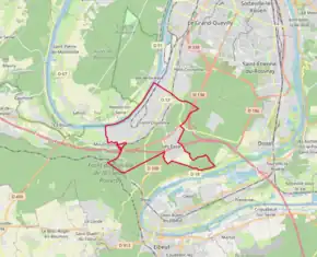 Poziția localității Grand-Couronne