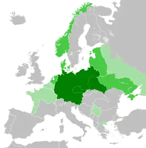 Germania în 1942, la apogeul său teritorial