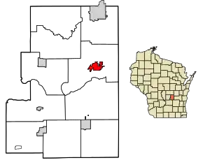 Poziția localității Green Lake, Wisconsin