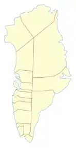 Poziția regiunii Aasiaat