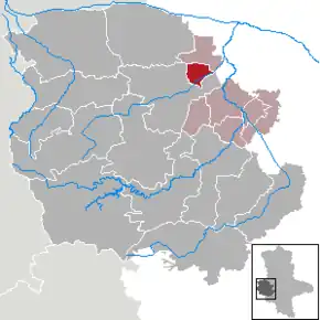 Poziția localității Groß Quenstedt